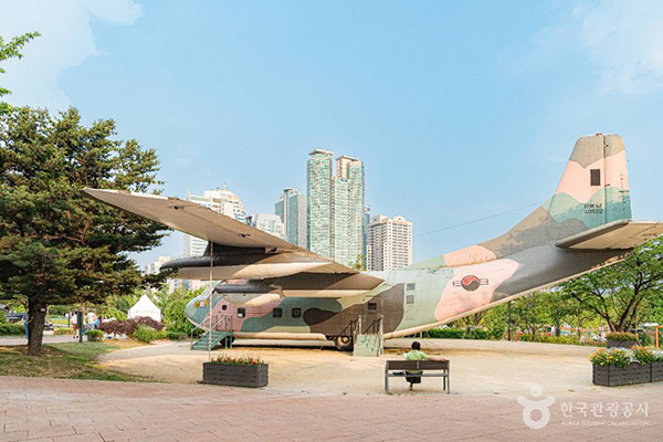 보라매공원 에어파크 야외 비행기 전시