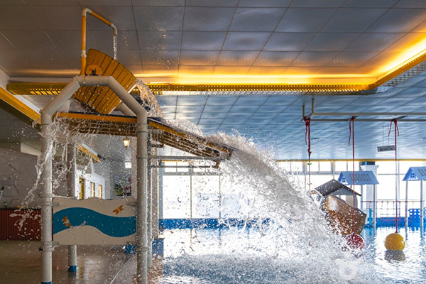 원마운트 스노우파크 실내 눈썰매장 전경, 아이와 함께 즐기는 눈썰매 코스